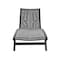 Armen Living Chateau Outdoor Patio Adjustable Chaise Lounge Chair in Eucalyptus Wood and Gray Rope 840254336032 - alternate 6